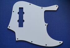 . NEW Jazz Bass White 3 Ply PICKGUARD Guitar for Fender Standard Jazz Bass