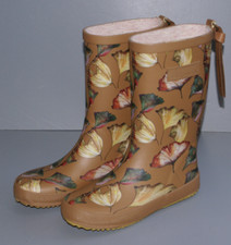 BISGAARD Fashion Kinder Gummistiefel Stiefel taupe floral Gr. 30 NEU NP 39,--€