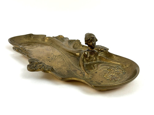 Bronze schale jugendstil art - bronze,