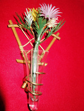 50s 60s Autoblumenvase