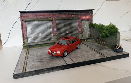 Diorama makieta parking - diorama,