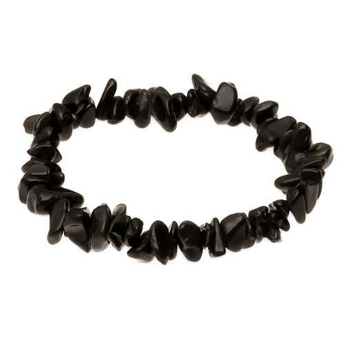 Schwarzer obsidian - schwarzer,