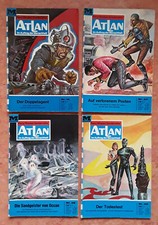 4 SF Heftromane Atlan 1.Auflage Nr.18, 27, 28, 29