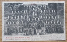 Alte Regiments Postkarte Musikkorps I. Garde Regiment zu Fuß / 1898