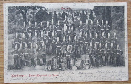 Alte regiments postkarte - alte,