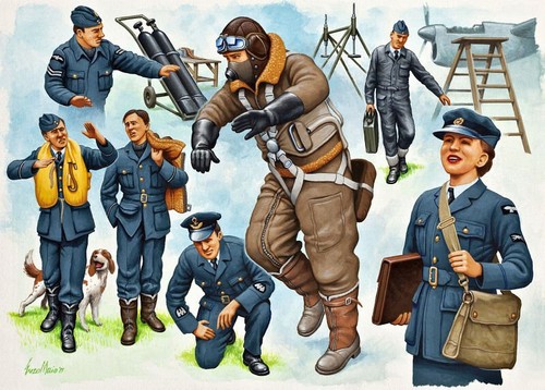 Figuren royal air force - 1:72,