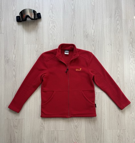 Jack wolfskin fleecejacke rot - wolfskin,