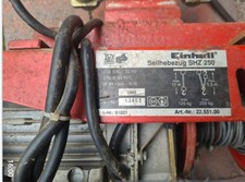 Elektro-Seilhebezug 250 Kg.