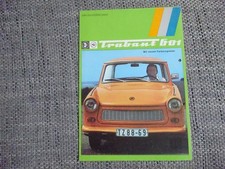 VEB Sachsenring Trabant 601 Prospekt Brochure 1976 Deutsch German selten rare