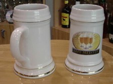 2 ZAPFMEISTER-KRÜGE-3/4 LITER-NEU-        