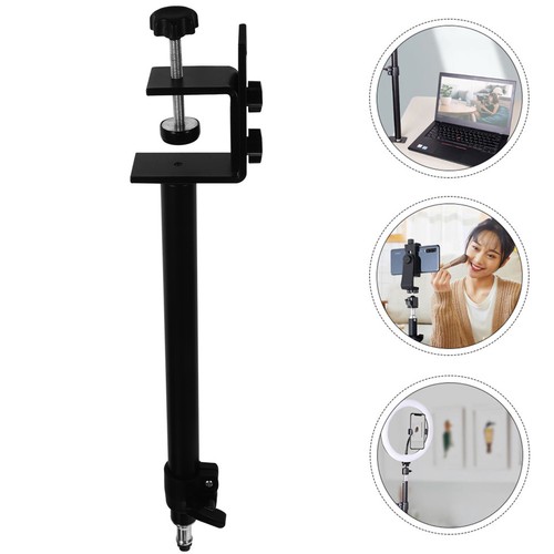 Black aluminum desk camera - black,