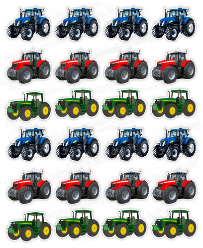 Traktor grün muffin - grün,