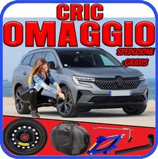 Platzsparend Notrad 5Fori Ab 18 Für Renault Espace Mit Set Cric + Schlüssel Sack