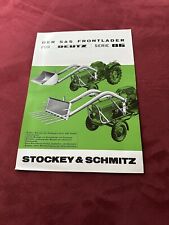 Prospekt  Original S+S  Frontlader  Deutz 06 Schlepper Brochure Gevelsberg