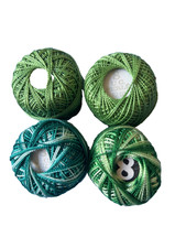 Konvolut 4x  Perlgarn 8