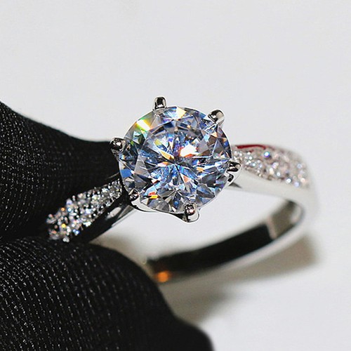 Silber ring damen zirkonia - silber,