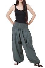 Pumphose POCKET- HOSE Taschen Pluderhose Unisex Damen Herren Yoga Ballonhose