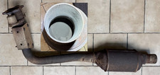 Golf 1 Cabrio Katalysator Kat Abgasrohr MKB 2H VW 155253208 X