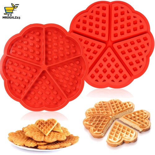 Antihaft silikon waffel - waffel-, &