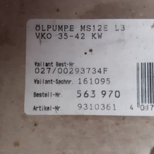 Vaillant Ölpumpe 161095 für