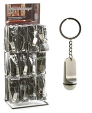 4er Set Schlüsselanhänger Hotel Metallanhänger 10cm x 2,2cm