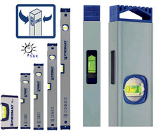 PROMAT Wasserwaage mit Spiegellibelle 10 - 150 cm Messgenauigkeit max. 0,5 mm/m