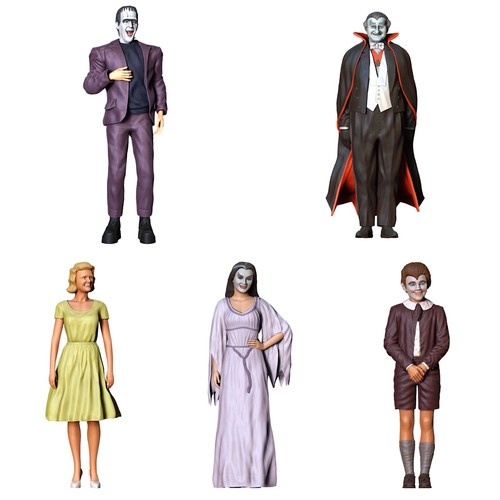 Monster familie figuren - figuren, set