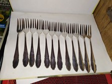 12 x Alte Kuchengabel
