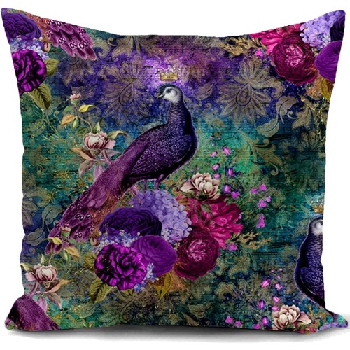 Kissenbezug 40x40cm pfau - kissenbezug, deko