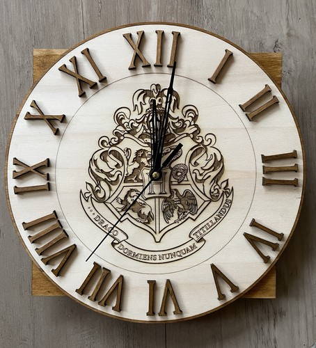 Harry potter wanduhr holz - holz, –