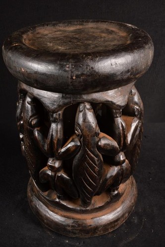 Afrikanische alte bamun hocker - afrikanische,