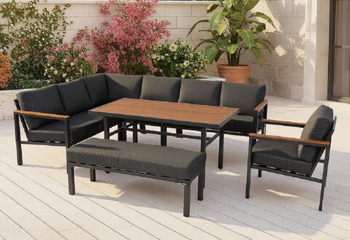 Eck lounge set sitzgruppe - lounge,