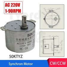 50KTYZ Synchron Motor AC 220V