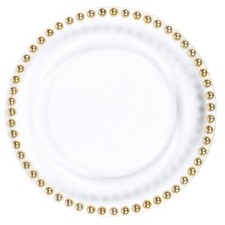  Dekoteller Glas Dessertteller Dekorative Servierplatte Obstteller