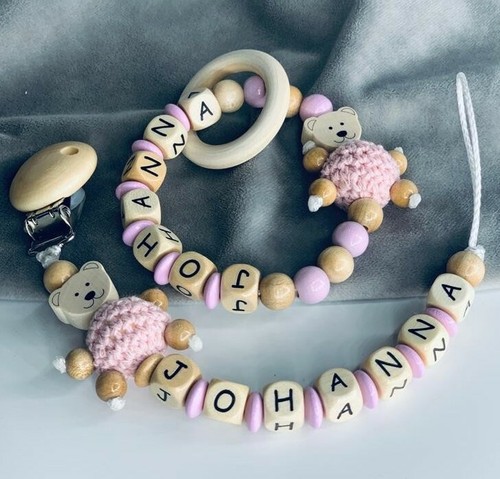 Schnullerkette greifling mit - schnullerkette,