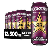 Rockstar Energy Drink Sour Raspberry koffeinhaltig 12x0,5 l inkl. 3€ Pfand Dosen