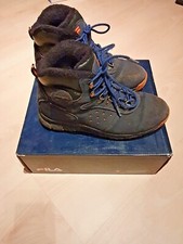 Warme, wasserfeste blaue Jungen-Allwetterschuhe von FILA, Größe 37