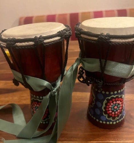 Djembe trommelpaar für kids - djembe-trommelpaar,