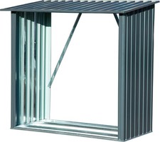 Dobar Kaminholzregal Verzinktes Stahlblech Brennholzregal Feuerholzregal