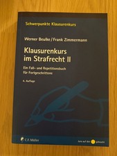 Klausurenkurs im Strafrecht II
