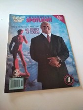 Wwf Wwe Magazin Spotlight Mr PERFECT Englisch Rar Ohne Poster Aber Merch KATALOG