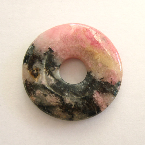 Rhodonit donut rund 30 - 30, mm
