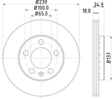 2x Mintex Discs Front fits