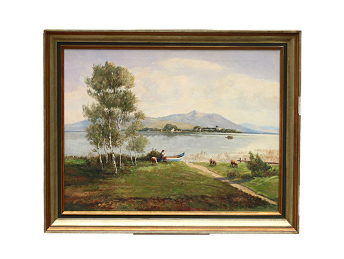 öl auf leinwand signiert - leinwand, –
