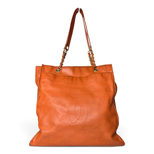 Chanel vintage logo tote - chanel,