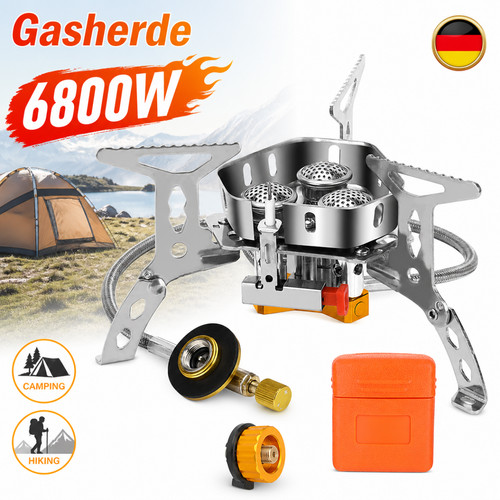 Gasbrenner 6800w campingkocher - gasbrenner,