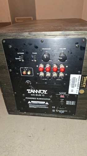 Tannoy mercury sub 10 - tannoy, mx-sub
