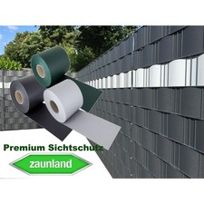 Sichtschutz 50 m 1,1 mm RAL 7016 Doppelstab Zaun Blickdicht Profiqualität