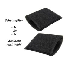 1x/2x/3x Schaumfilter für