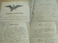 Hypothekenbrief BLANKENESE 1909, Grundstück DOCKENHUDEN, Carstens & Hasselmann